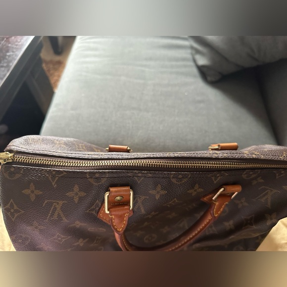 Louis Vuitton Bags | Authentic Vintage LV Speedy 30. | Color: Brown/Tan - Picture 3 of 4